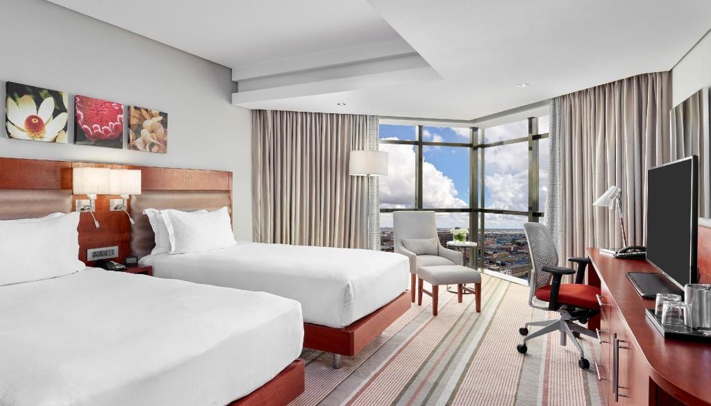 Hilton Garden Inn Lusaka Society Business Park  Rooms  Twin Room View 1   Copy